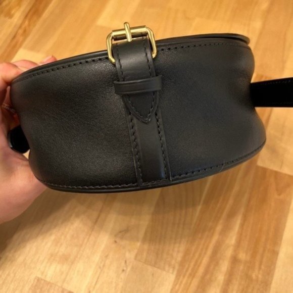 Louis Vuitton Authentic Tambourin Black Crossbody Bag Smooth Calf Leather - Picture 8 of 12